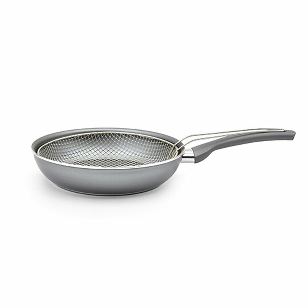 Frying pan with basket TM Home Ø 24 cm Aluminium TM Home