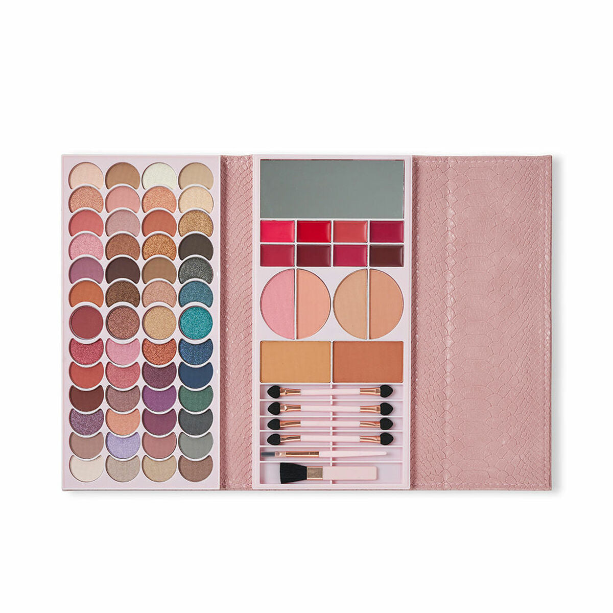 Make-Up Set Magic Studio Rose Gold Large Wallet 67 Pieces Magic Studio