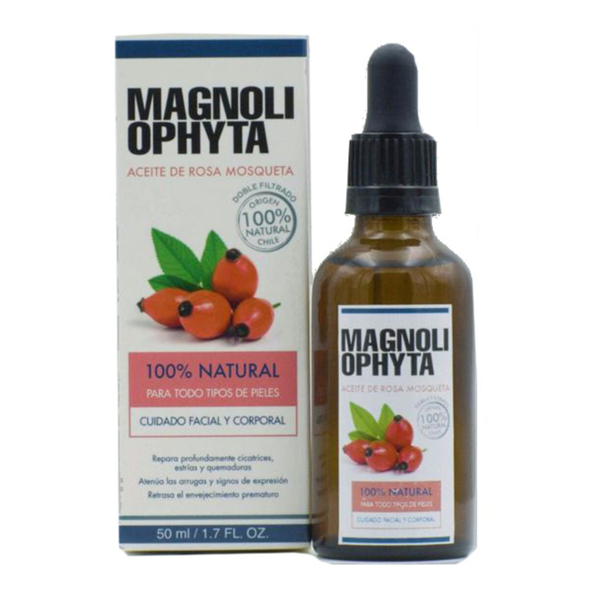 Facial Oil Magnoliophytha Aceite De Rosa Mosqueta 30 ml 50 ml Magnoliophytha