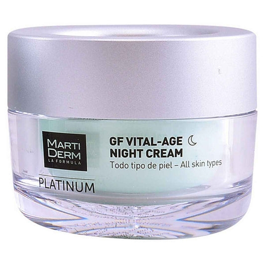 Night Cream Platinum GF Martiderm Vital Age (50 ml) Martiderm