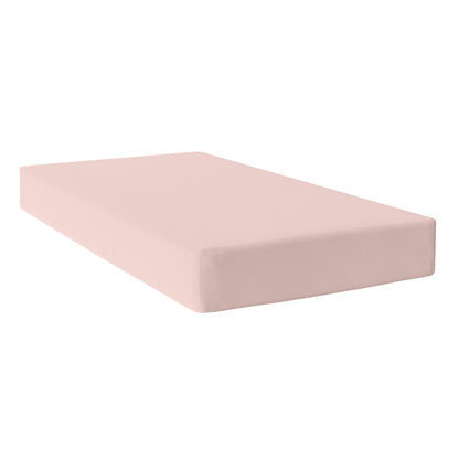 Fitted sheet HappyFriday BASIC Light Pink 180 x 200 x 32 cm HappyFriday