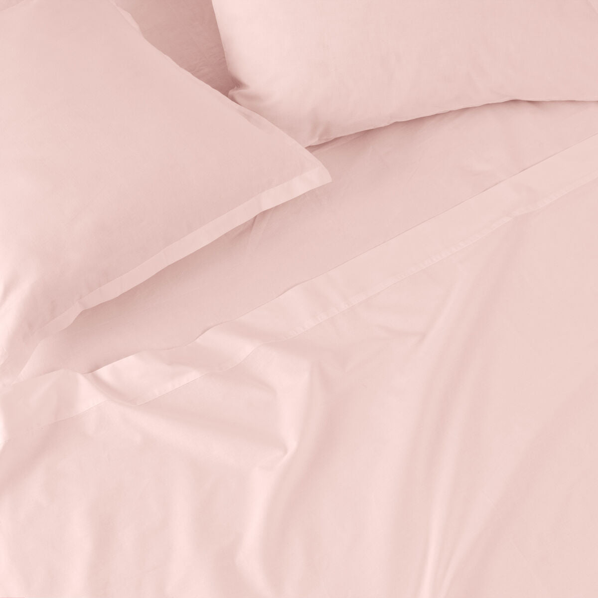 Fitted sheet HappyFriday BASIC Light Pink 180 x 200 x 32 cm HappyFriday