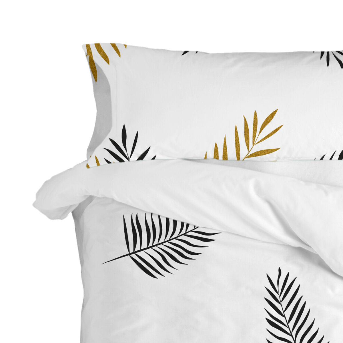 Pillowcase HappyFriday Blanc Foliage Multicolour 45 x 110 cm (2 Units)