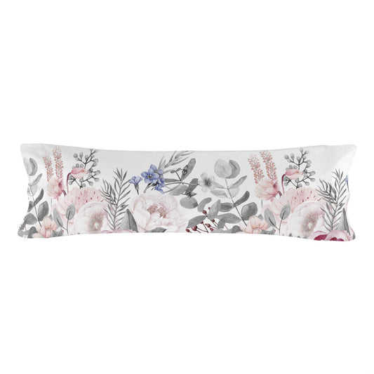 Pillowcase HappyFriday Delicate bouquet Multicolour 45 x 125 cm HappyFriday