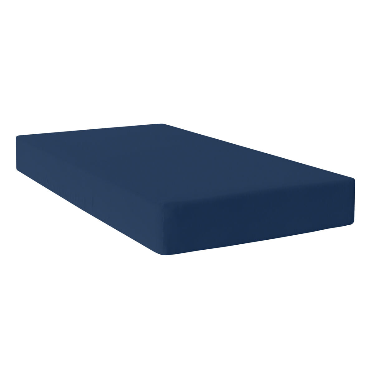 Fitted sheet HappyFriday BASIC Navy Blue 105 x 200 x 32 cm HappyFriday