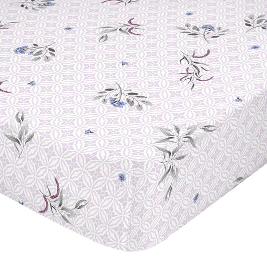 Fitted sheet HappyFriday Delicate bouquet Multicolour 105 x 200 x 32 cm HappyFriday