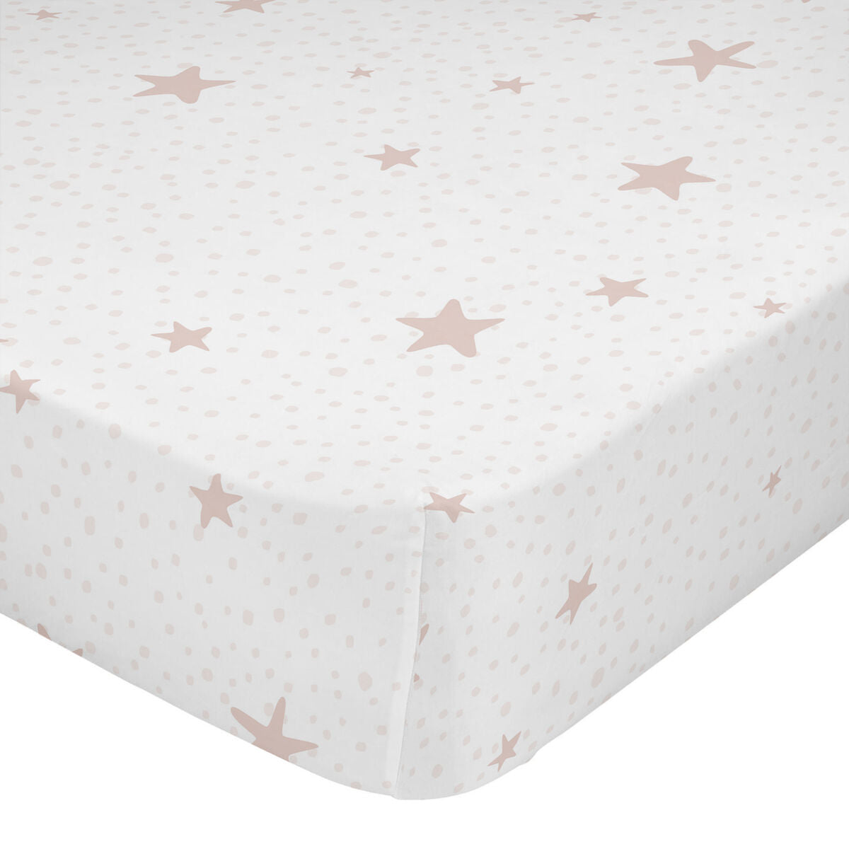 Fitted sheet HappyFriday BASIC KIDS Pink 90 x 200 x 32 cm HappyFriday