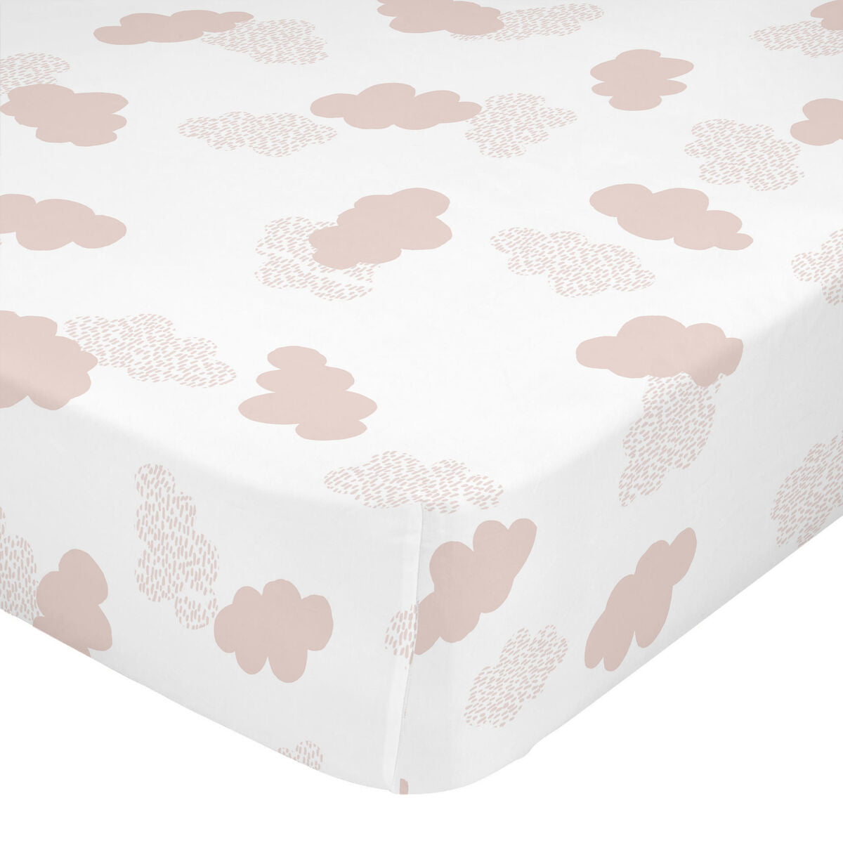 Fitted sheet HappyFriday BASIC KIDS Pink 90 x 200 x 32 cm HappyFriday