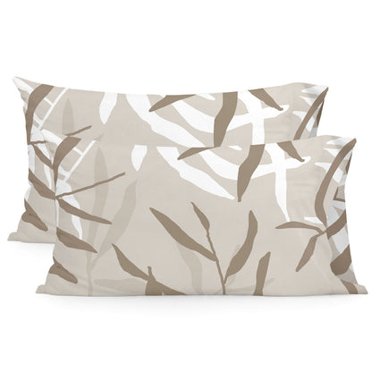 Pillowcase HappyFriday Blanc Maple Multicolour 50 x 75 cm (2 Units) HappyFriday