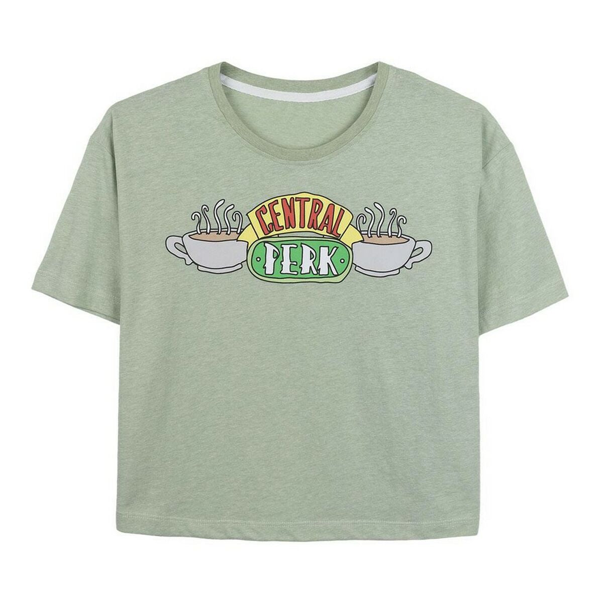 Women’s Short Sleeve T-Shirt Friends Light Green Friends