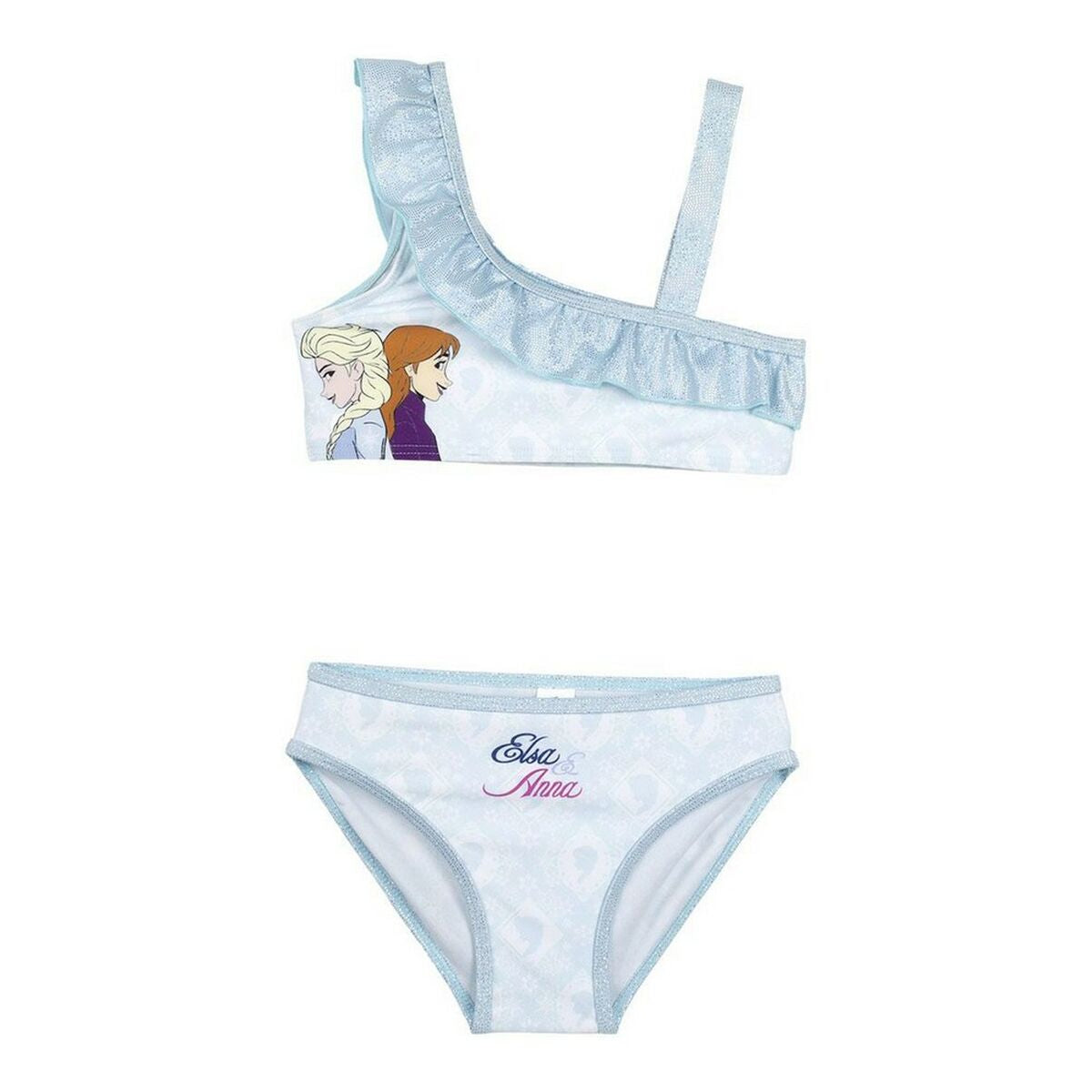 Bikini Bottoms For Girls Frozen Blue Light Blue