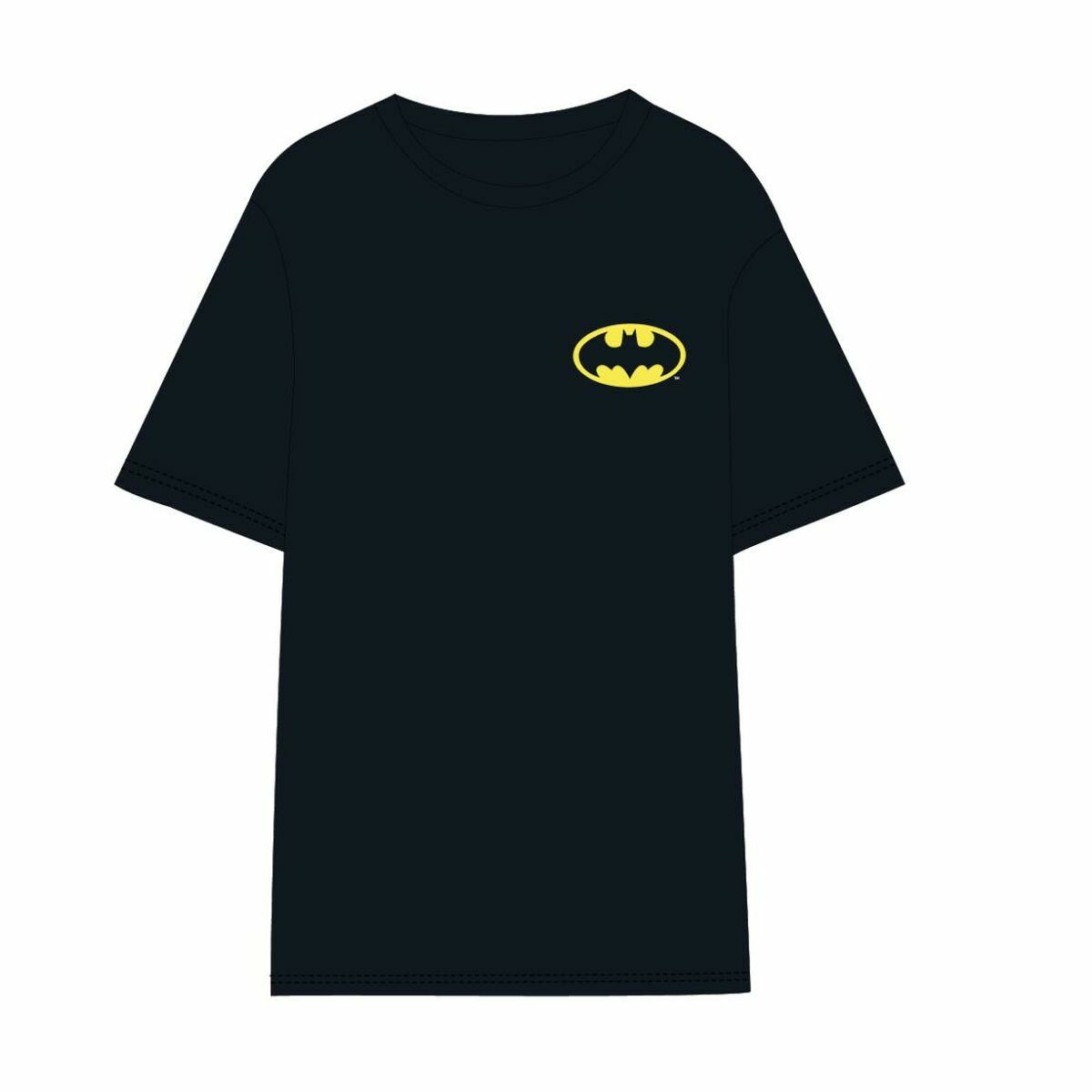 Men’s Short Sleeve T-Shirt Batman Black Adults unisex Batman