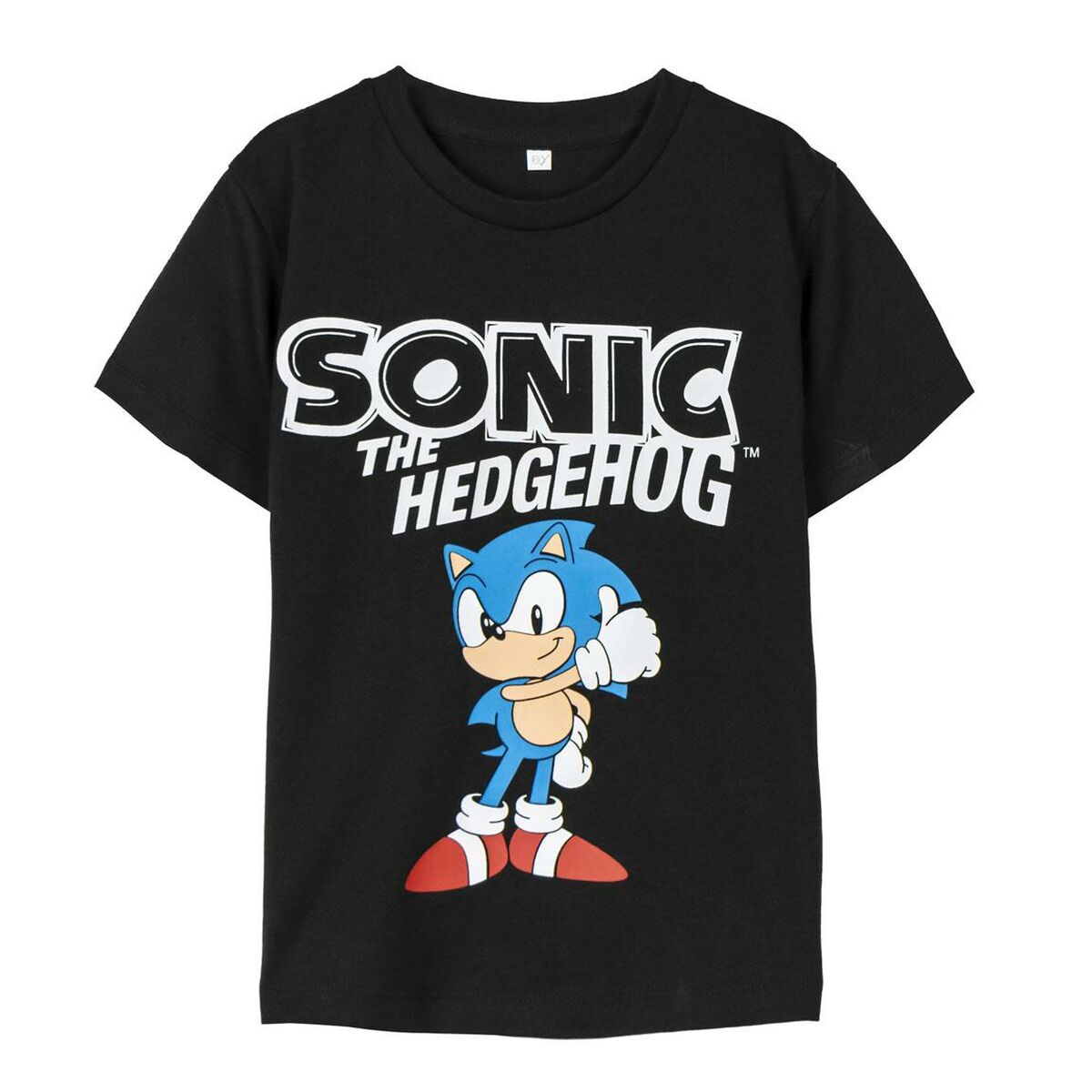 Child's Short Sleeve T-Shirt Sonic Black Sonic