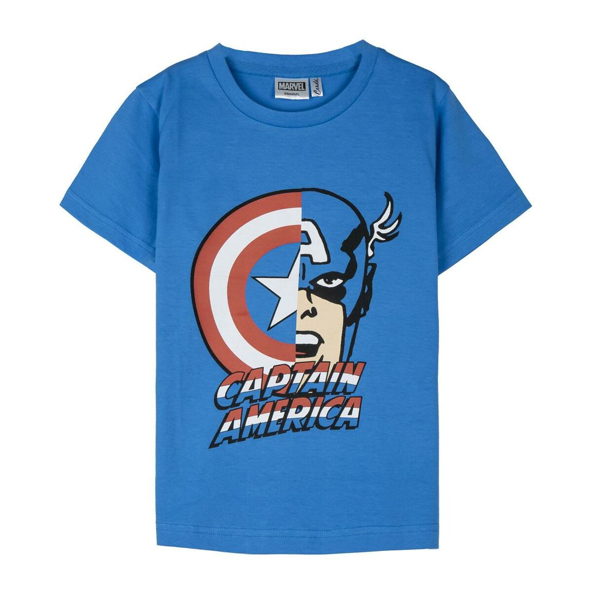 Child's Short Sleeve T-Shirt The Avengers Blue The Avengers