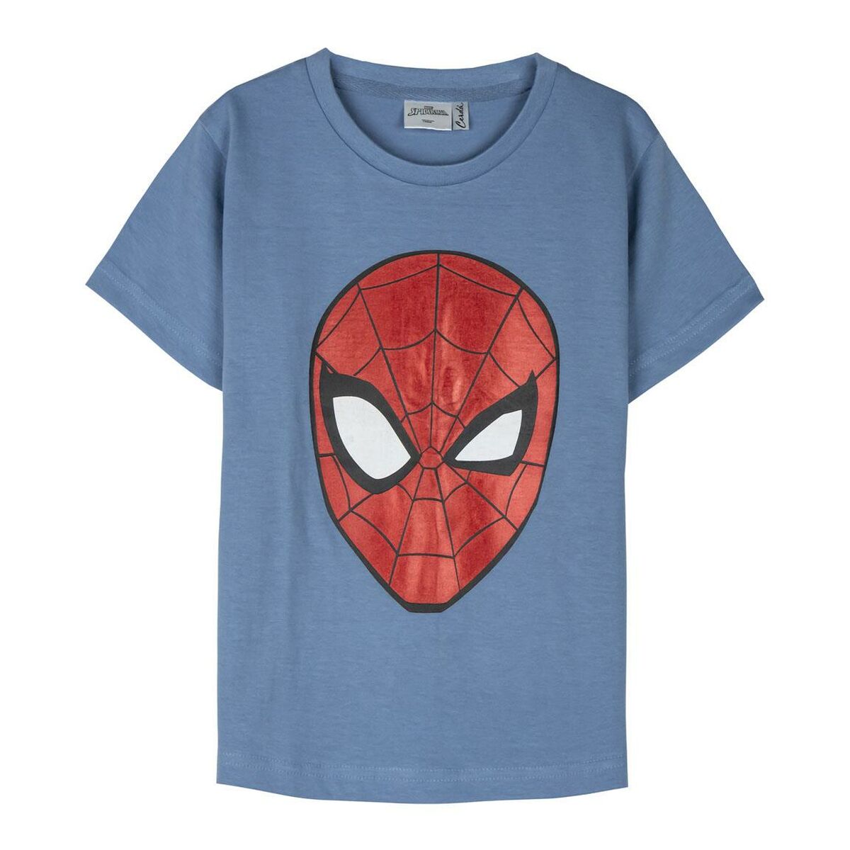 Child's Short Sleeve T-Shirt Spider-Man Blue Spider-Man