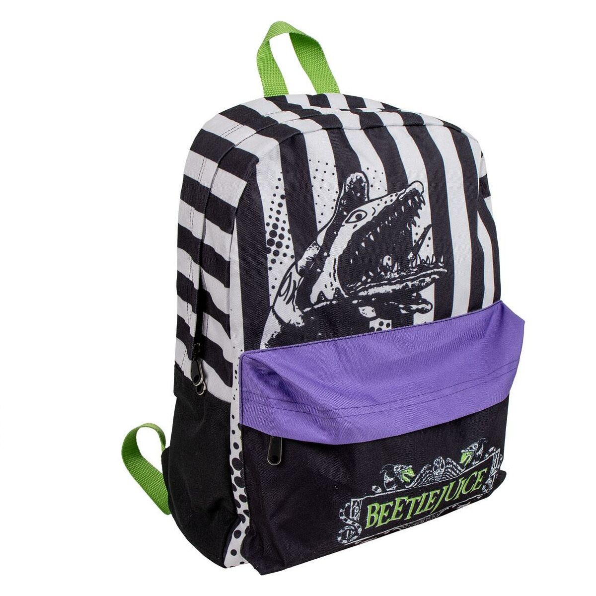 Casual Backpack Beetlejuice Multicolour 32 x 12 x 42 cm Beetlejuice