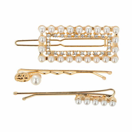 Bun hairpins Inca   Golden charms 3 Pieces