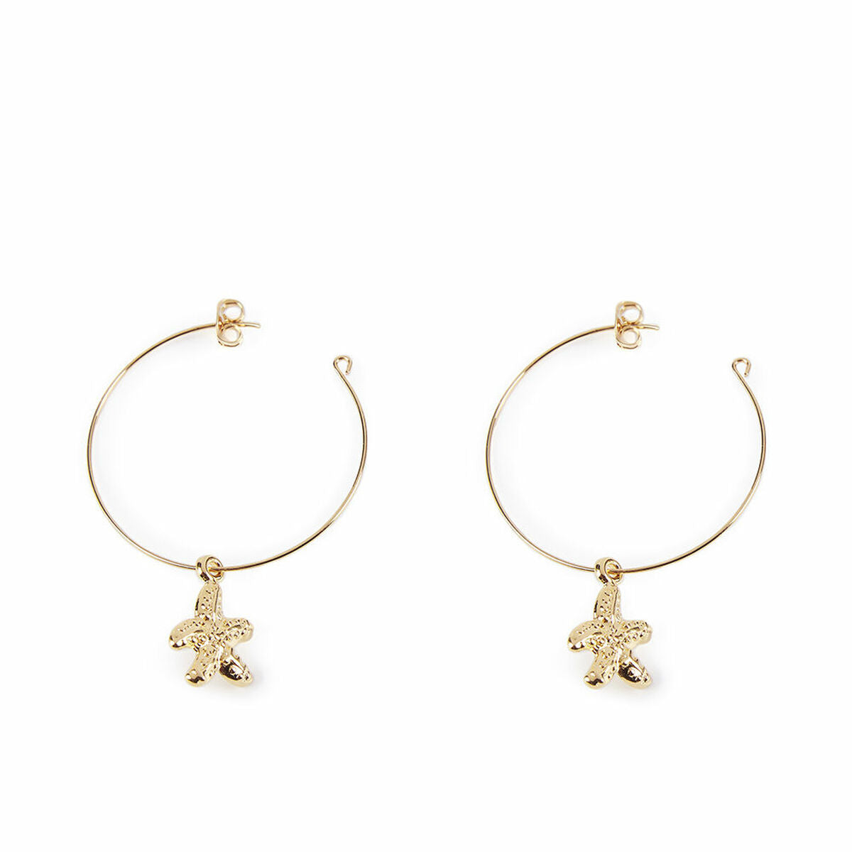 Ladies' Earrings Shabama Blanca Brass gold-plated 3,5 cm Shabama