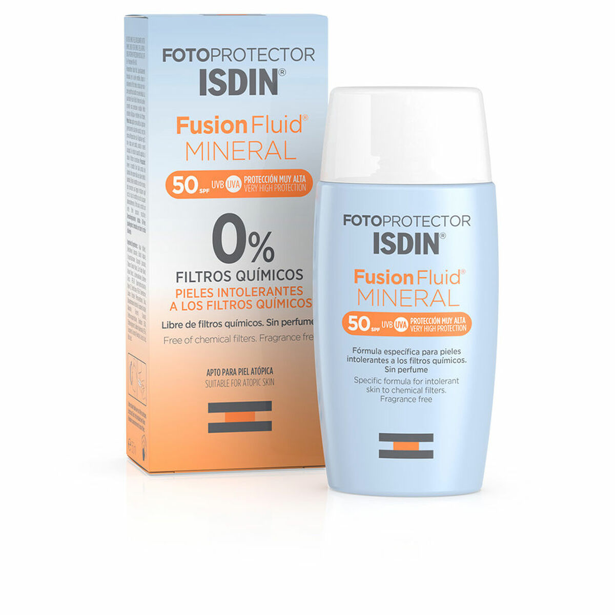 Facial Sun Cream Isdin Fotoprotector Fusion Fluid Mineral SPF 50+ 50 ml Isdin