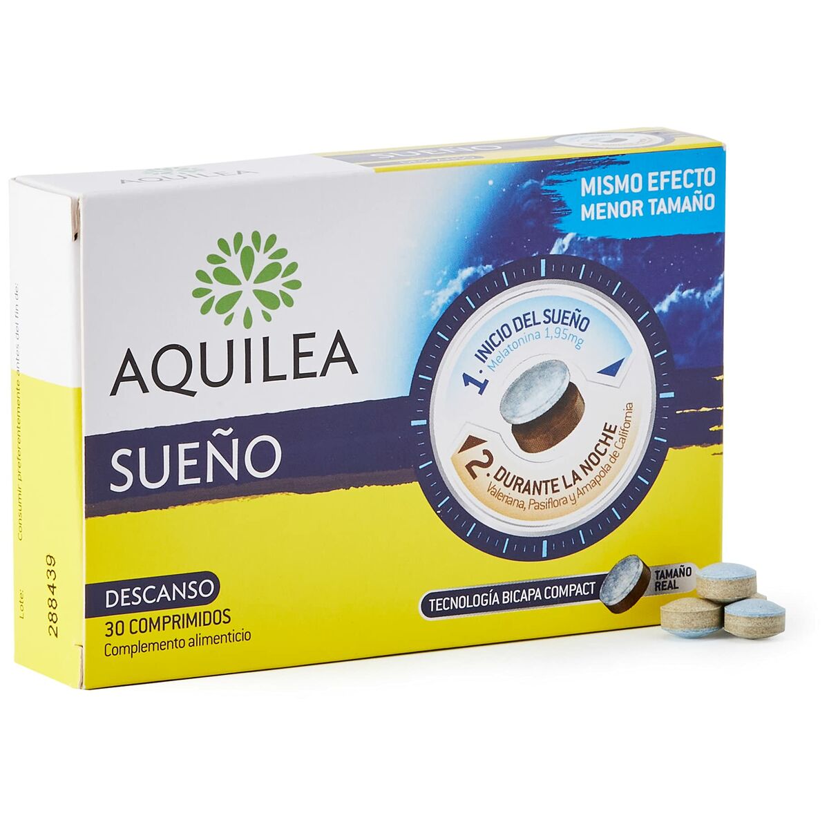 Insomnia supplement Aquilea Melatonin 30 Units Aquilea