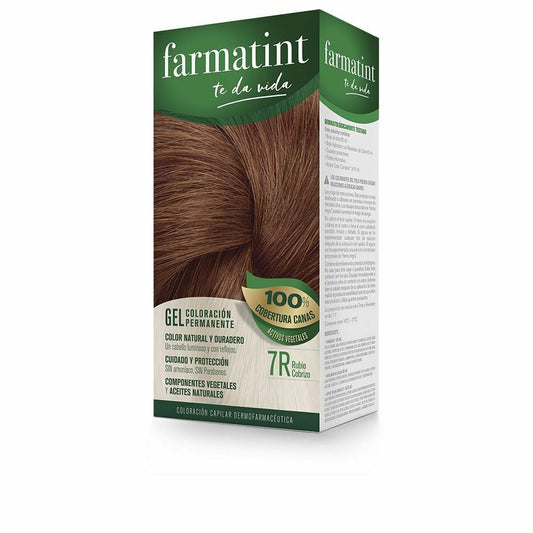 Permanent Dye Farmatint 7r-Rubio Cobrizo Gel