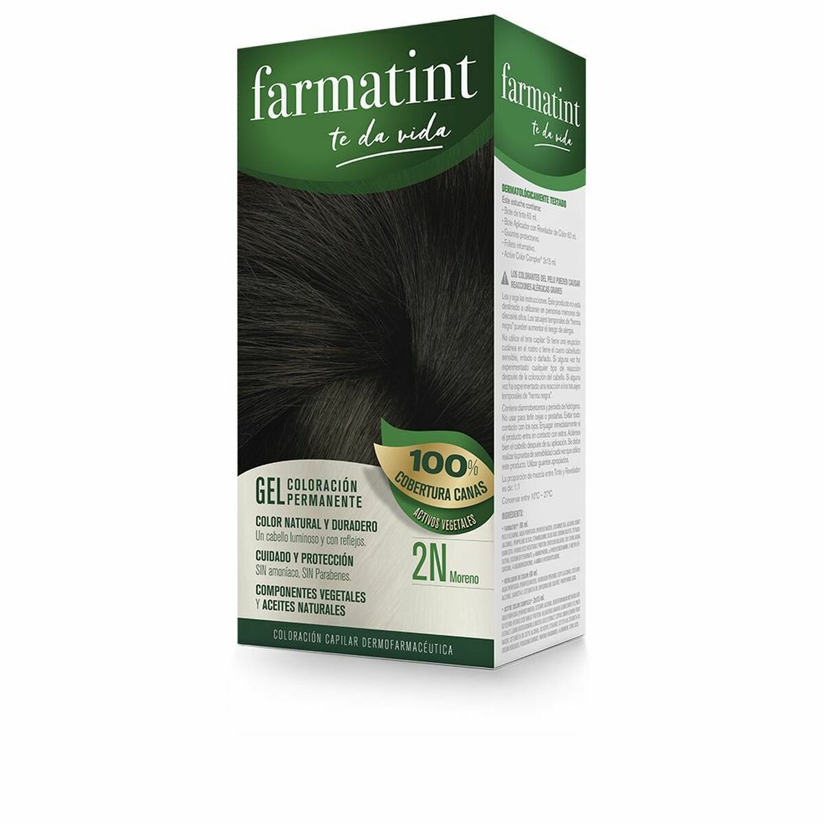 Permanent Dye Farmatint 2n-Moreno Gel Brunette (60 ml) Farmatint