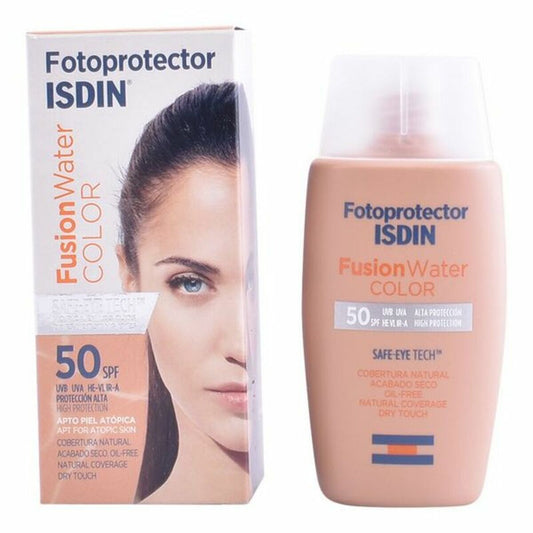 Sun Block Fusion Water Isdin 690018148 Spf 50 (50 ml) Medium Spf 50 50 ml