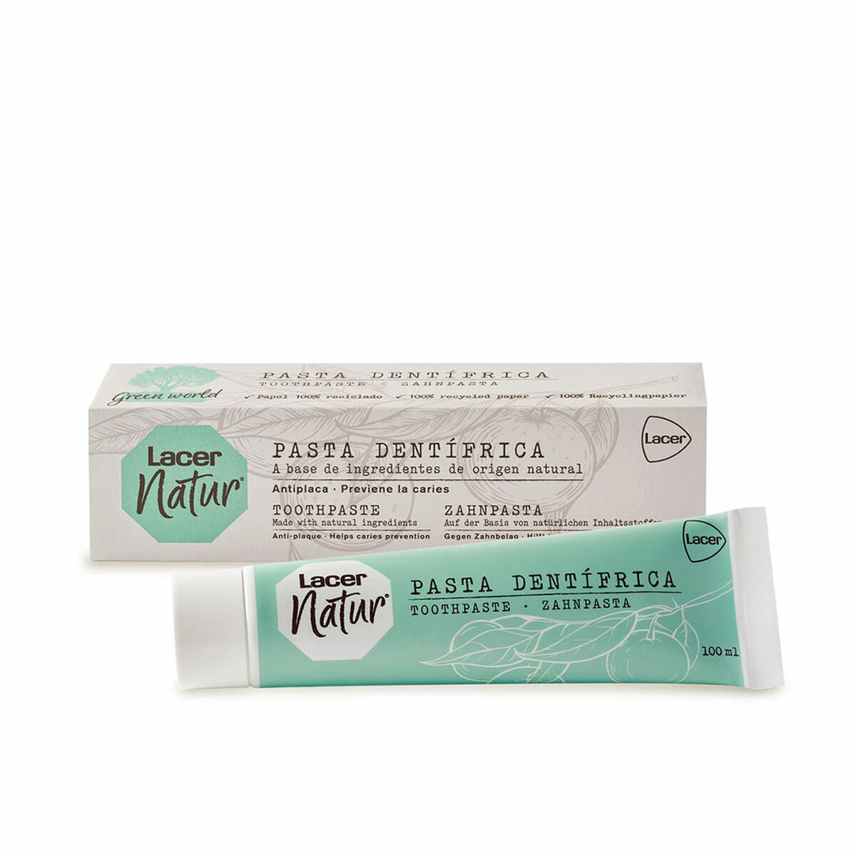 Toothpaste Lacer Natur (100 ml) Lacer