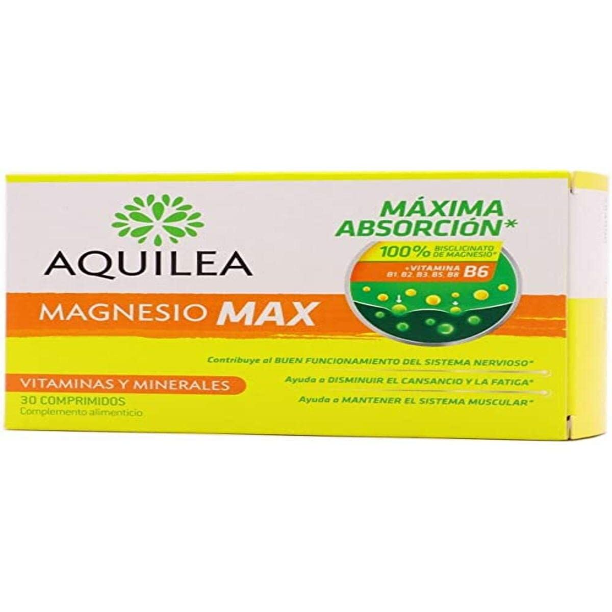 Food Supplement Aquilea Magnesio Max 30 Units Aquilea