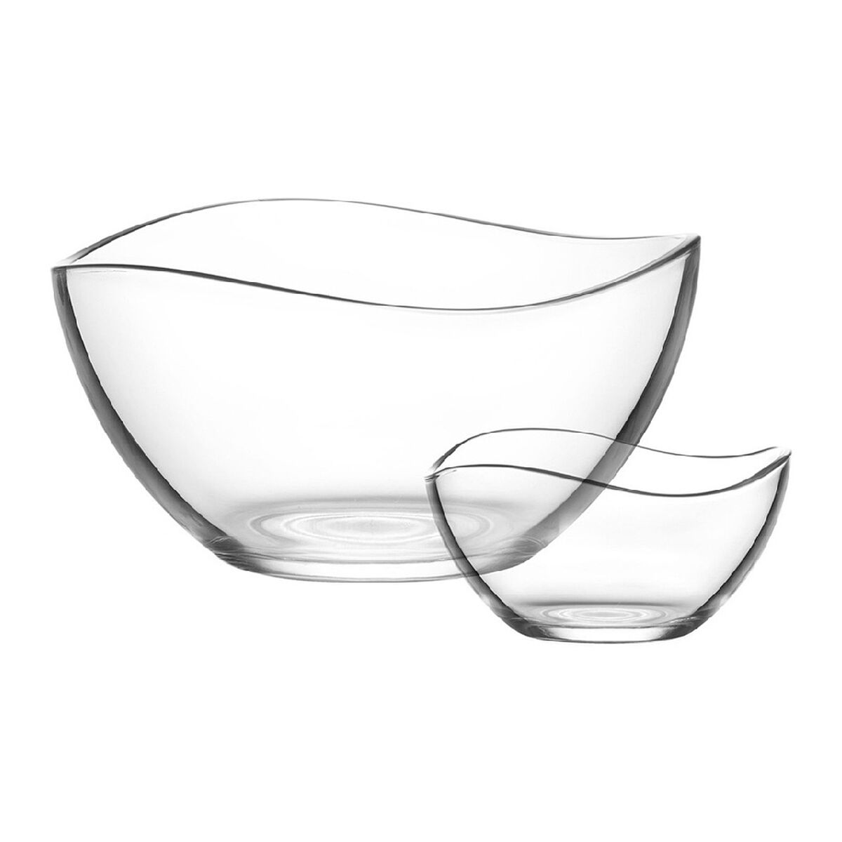 Salad Bowl LAV 1226 Crystal 310 ml 1,88 L Salad Bowl (7 Units) LAV