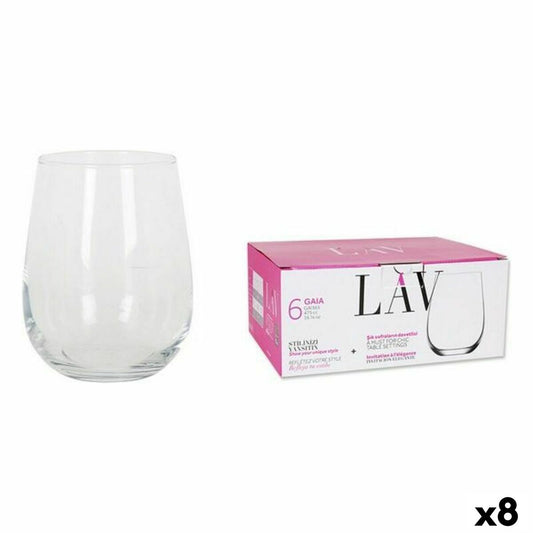 Set of glasses LAV 77949 6 Pieces (8 Units) (475 ml) LAV