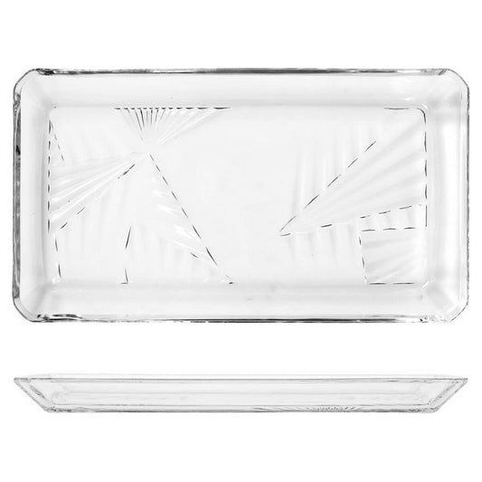 Tray Madlen Crystal Transparent (12 x 1,8 x 21,8 cm) (2 pcs)