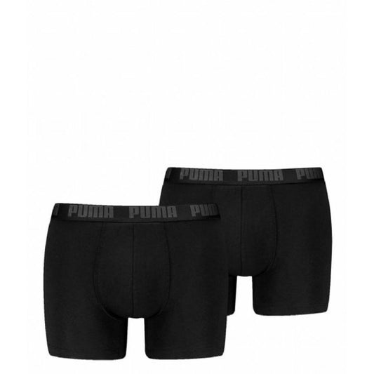 Men's Boxer Shorts Puma BASIC 701226387 002 2 Units Black