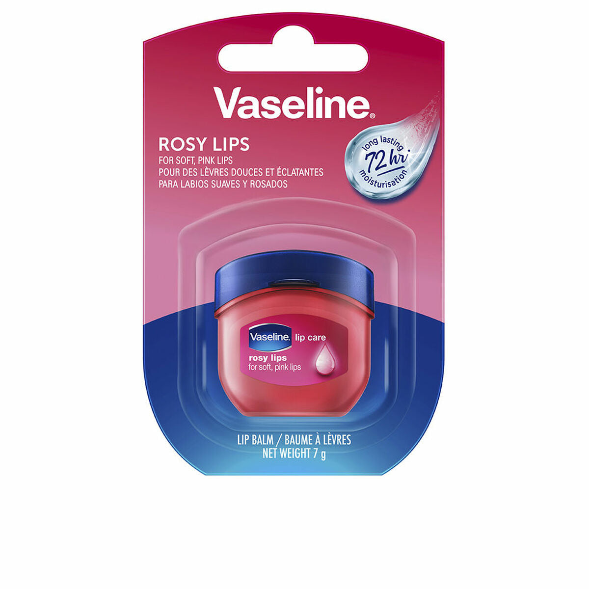 Moisturising Lip Balm Vaseline Rosy Lips 7 g