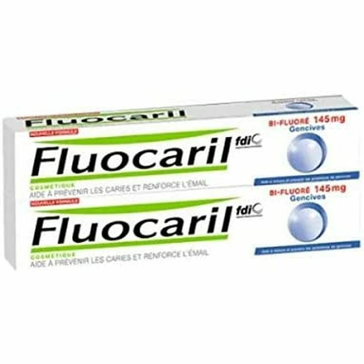 Gum care toothpaste Fluocaril Bi-Fluoré 2 x 75 ml (75 ml) Fluocaril