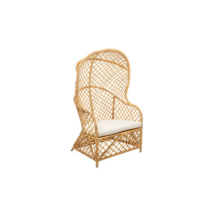 Armchair Romimex Natural 83 x 152 x 78 cm