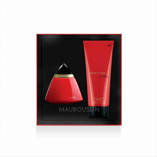 Men's Perfume Set Mauboussin In Red 100 ml 2 Pieces Mauboussin