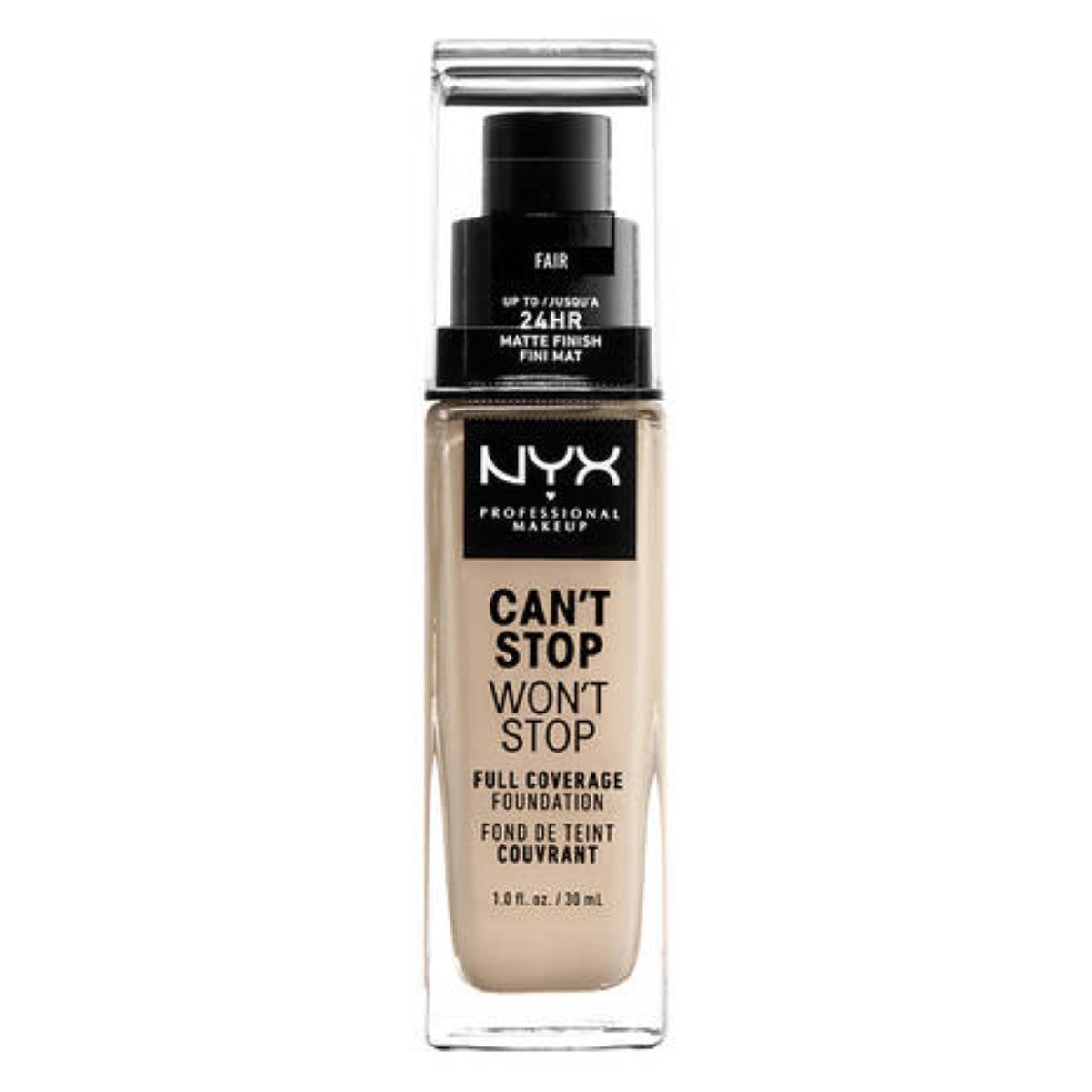 Crème Make-up Base NYX Can't Stop Won't Stop Fair (30 ml) NYX