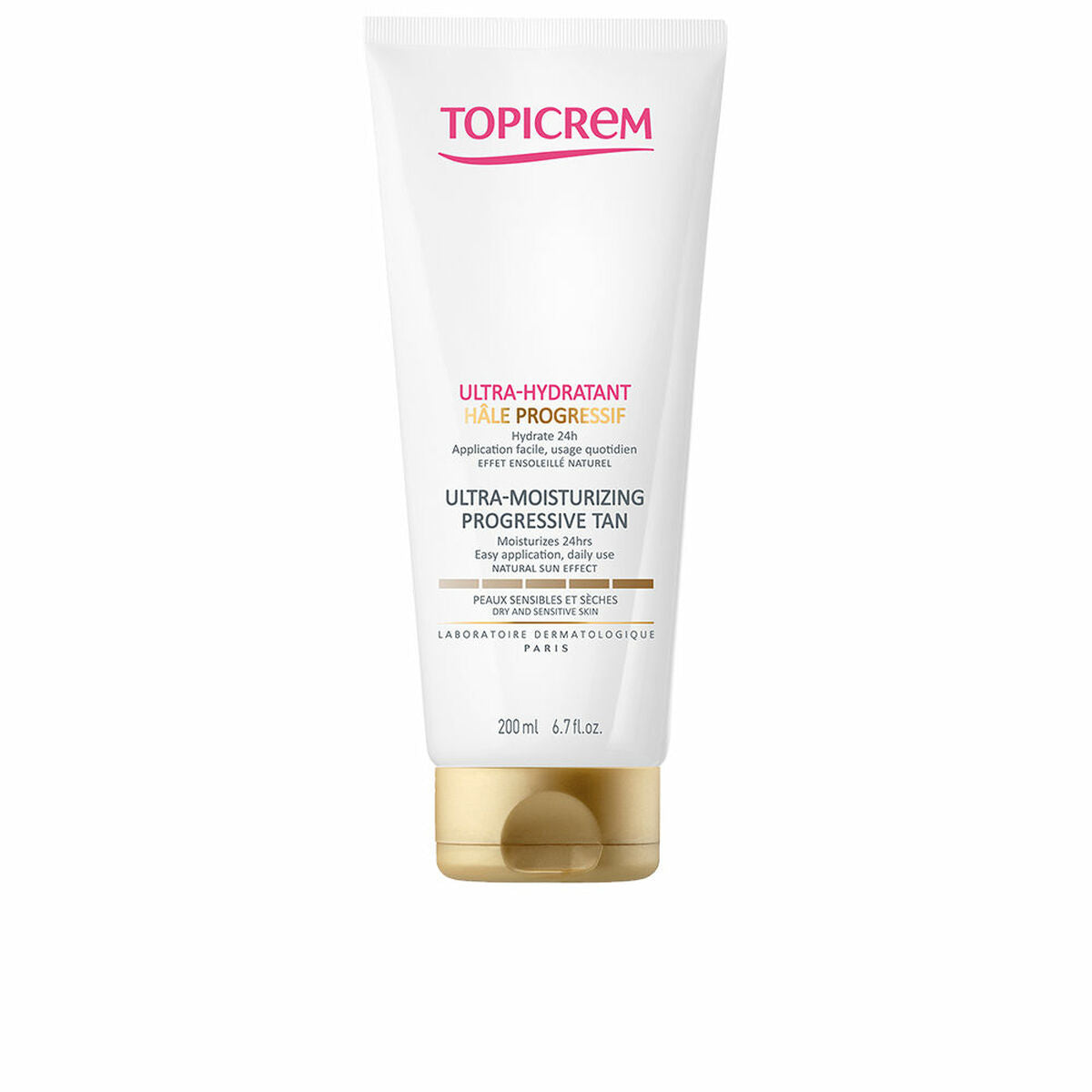 Hydrating Bronzing Body Lotion Topicrem UH 200 ml