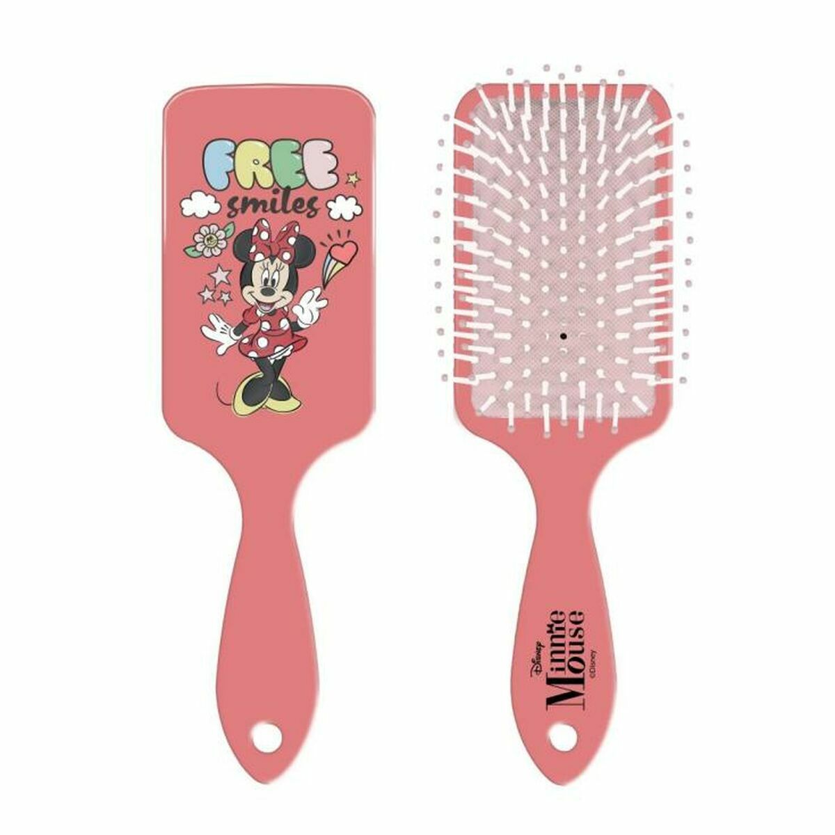 Detangling Hairbrush Disney   7,5 x 22,5 x 3,5 cm Pink Minnie Mouse