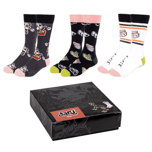 Socks Otaku 3 Pieces 36-41 Otaku