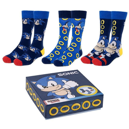 Socks Sonic 36-41 3 Pieces Sonic