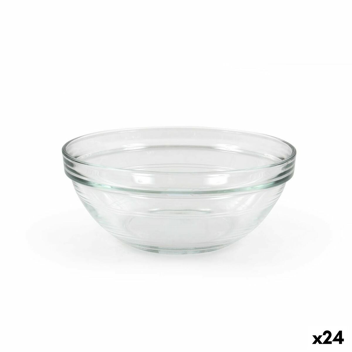 Salad Bowl Duralex Lys Stackable 970 ml 17 x 17 x 7 cm (24 Units) Duralex