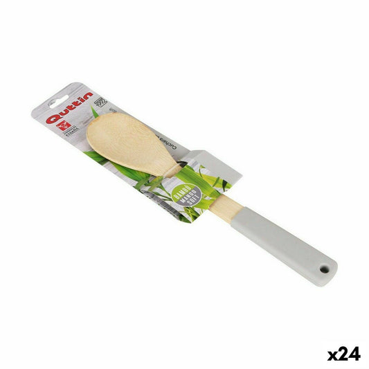 Spoon Quttin Brown Grey Bamboo 30 x 6 cm (24 Units) Quttin