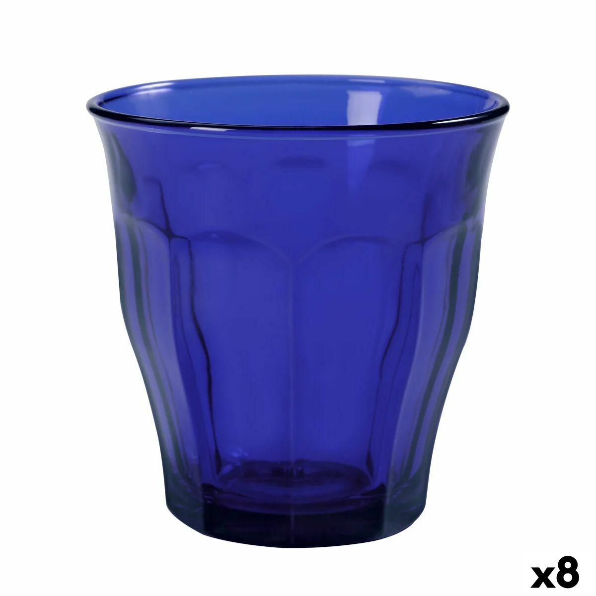 Set of glasses Duralex Picardie Blue 6 Pieces 310 ml (8 Units) Duralex