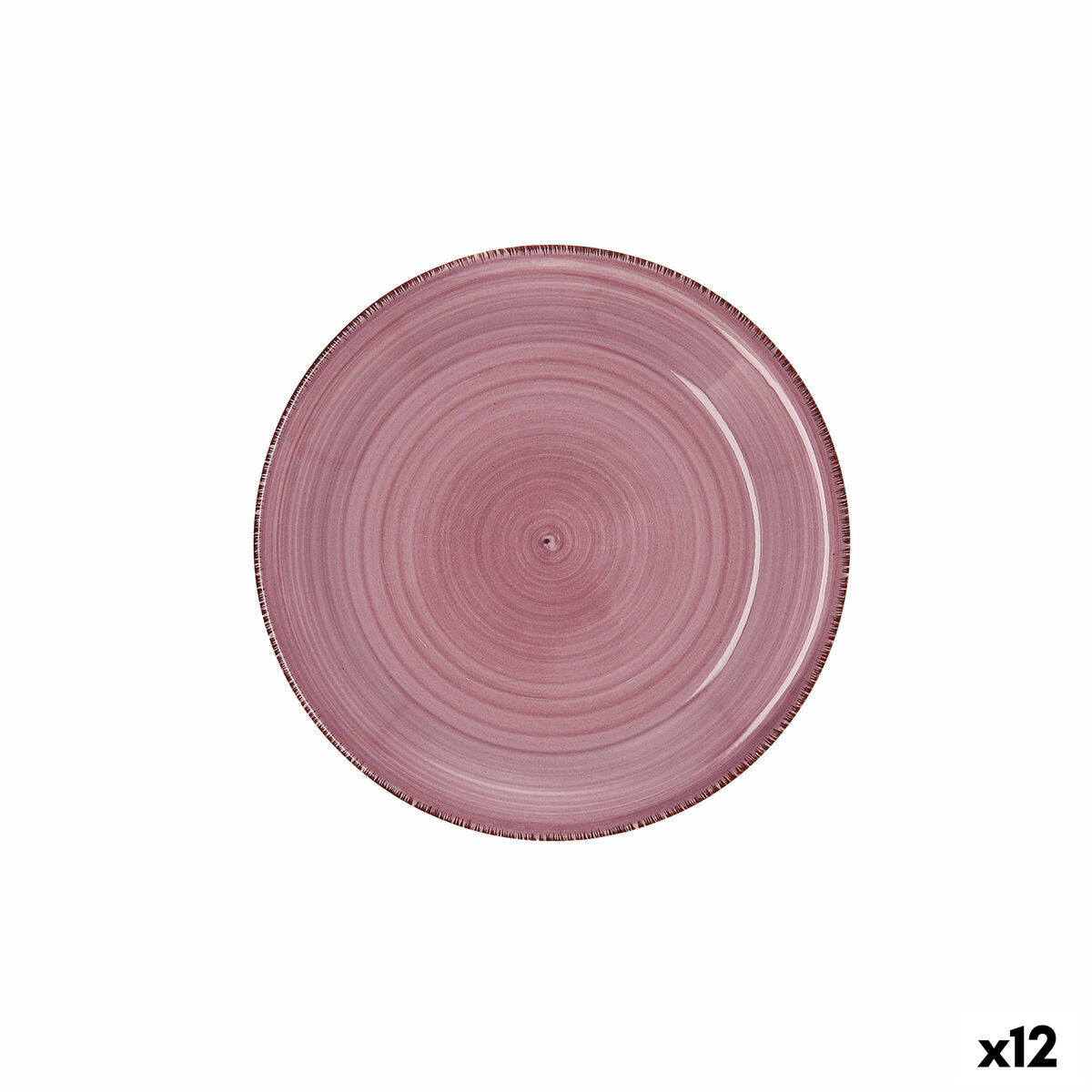 Dessert dish Quid Vita Peoni Pink Ceramic 19 cm (12 Units) Quid