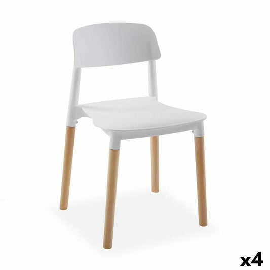 Chair Versa White 45 x 76 x 42 cm (4 Units)