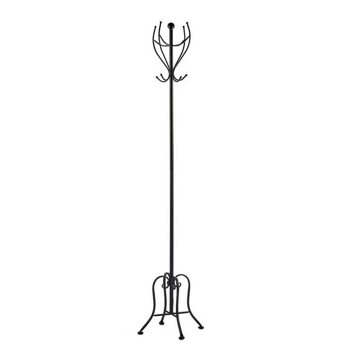 Coat rack Black Metal (30 x 180 x 30 cm) Gift Decor