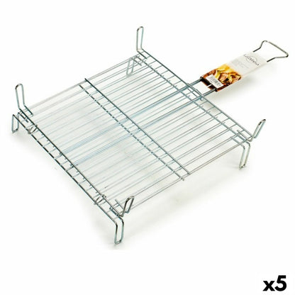 Grill Double 45 x 45 cm Zinc-plated steel (5 Units) La Dehesa