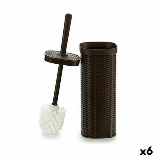 Toilet Brush Stefanplast Elegance Brown Plastic 11,5 x 40,5 x 11,5 cm (6 Units)